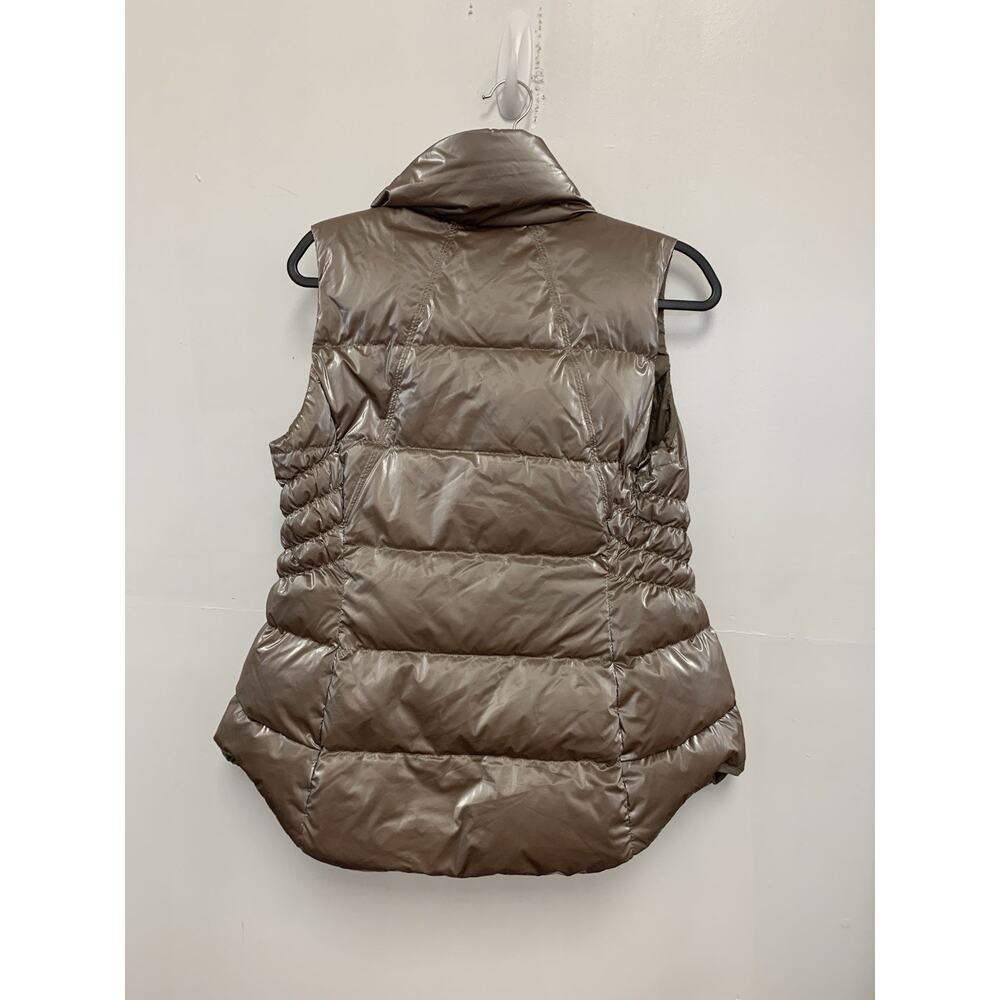 Women's Athleta Downtown Metallic Vest M Pyrite Shine Brown - Picture 3 of 3